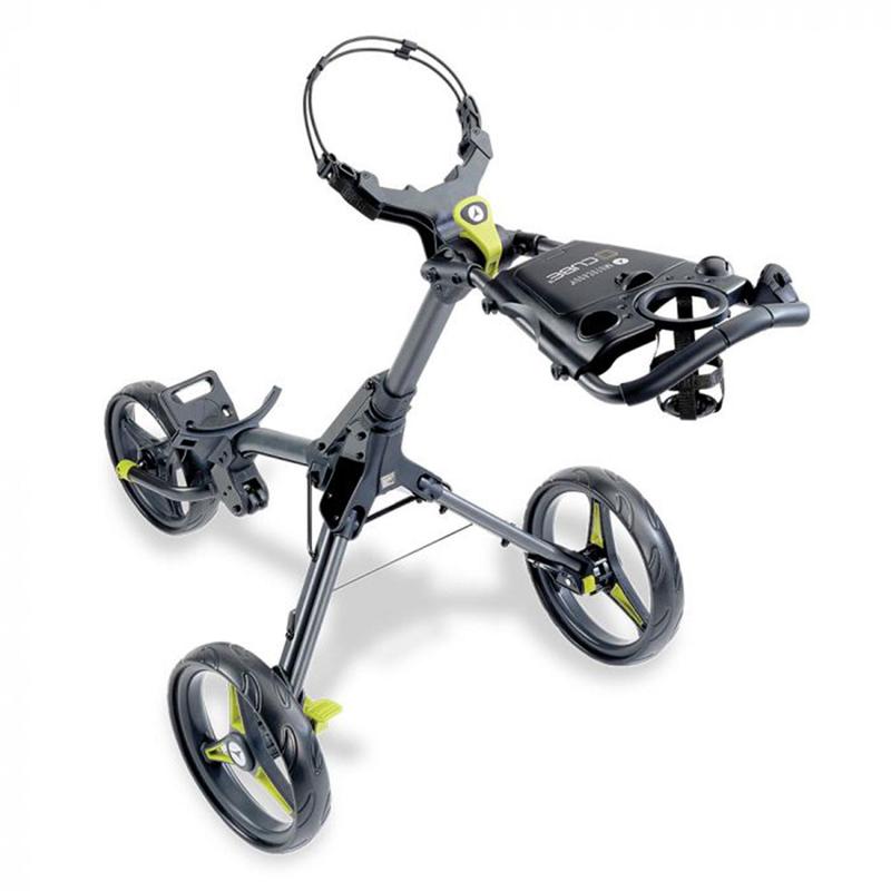 Motocaddy Cube Push Golf Trolley - Lime - main image