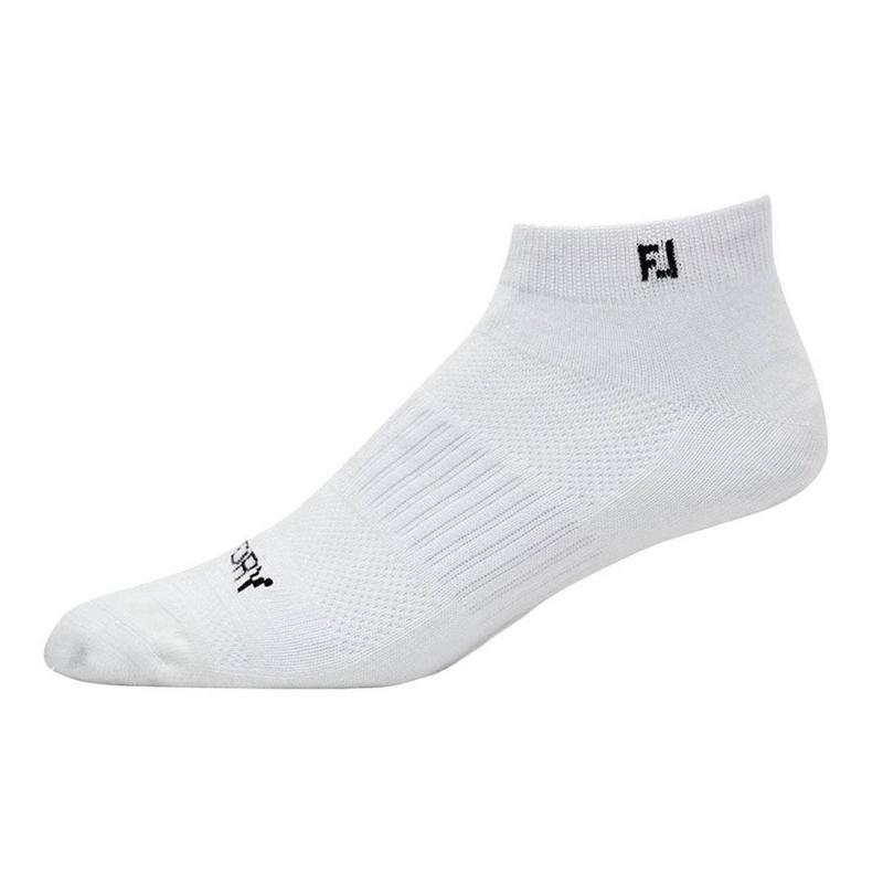 FootJoy ProDry Lightweight Sport Mens Golf Socks 3-Pair Pack - White - main image