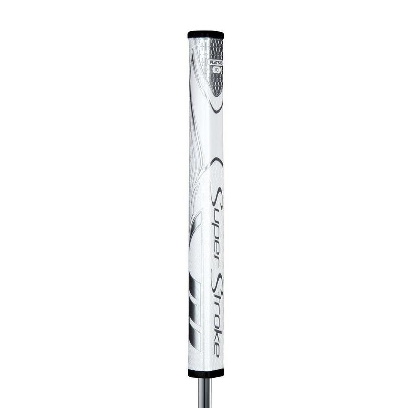 SuperStroke Zenergy Flatso 1.0 Putter Grip - White/Silver - main image