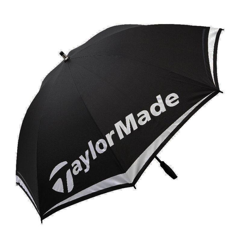 TaylorMade Single Canopy 60'' Golf Umbrella - Black/Grey - main image