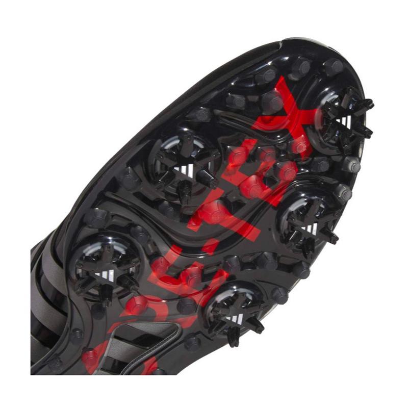 adidas Tour360 Gore-Tex Golf Shoes - Core Black/Iron/Lucid Red - main image