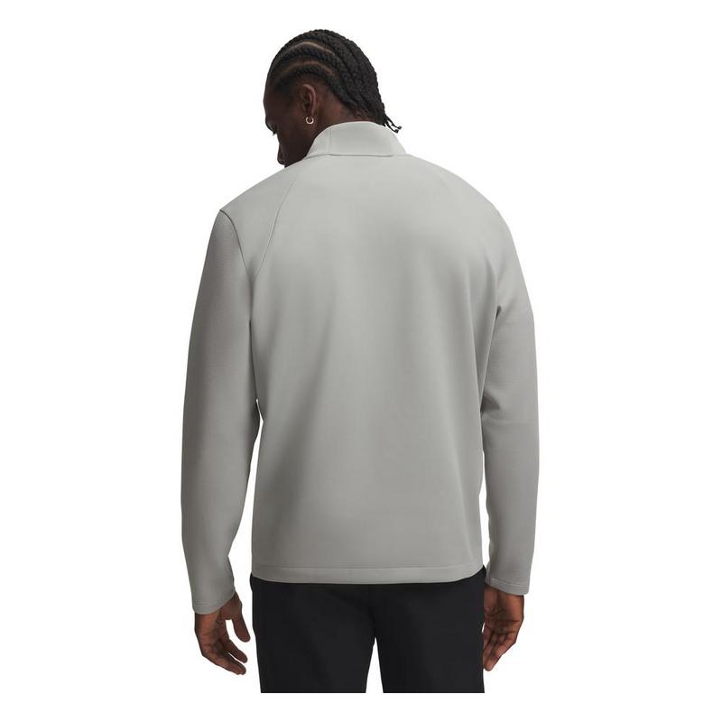 Under Armour UA Drive 1/4 Zip Golf Midlayer - Titanium/Clay Green - main image