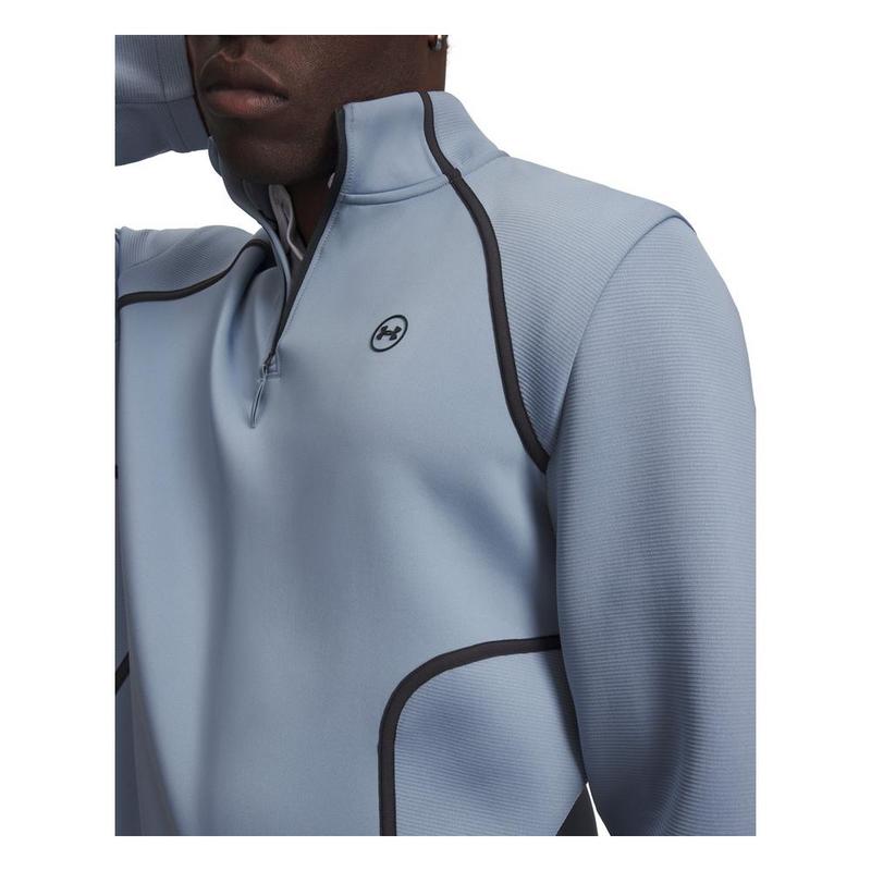 Under Armour UA Drive 1/4 Zip Golf Midlayer - Blue Wind/Anthracite - main image