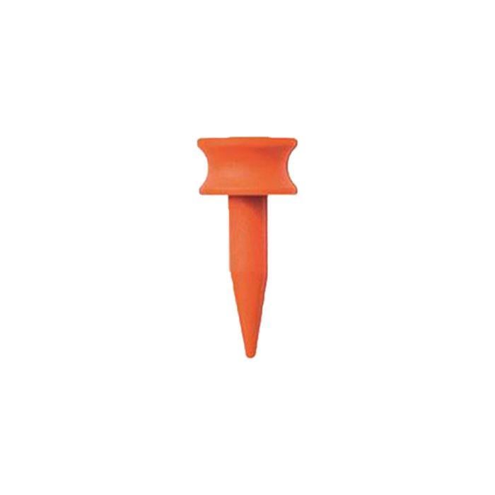 Longridge Plastic Castle Golf Tees Orange 5mm (20) - main image