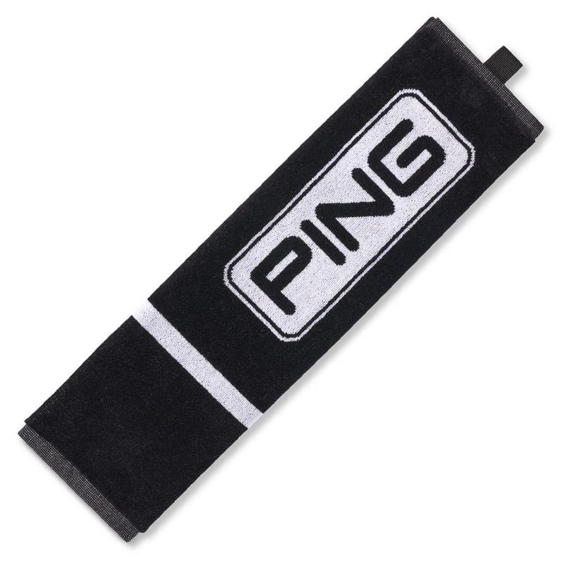Ping Tri-Fold Golf Towel - Black/White - main image