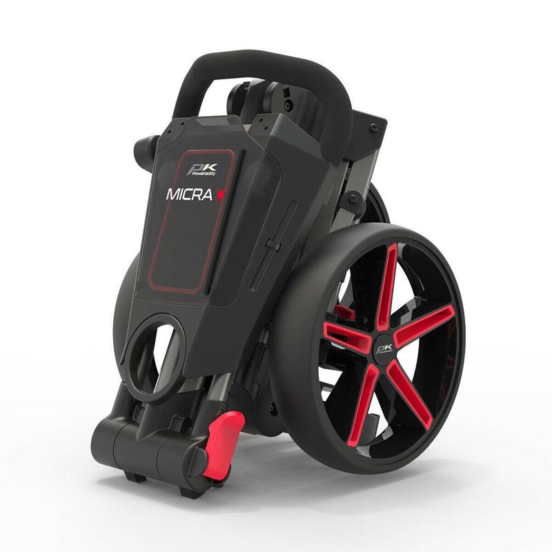 PowaKaddy MICRA Golf Push Trolley - Red - main image