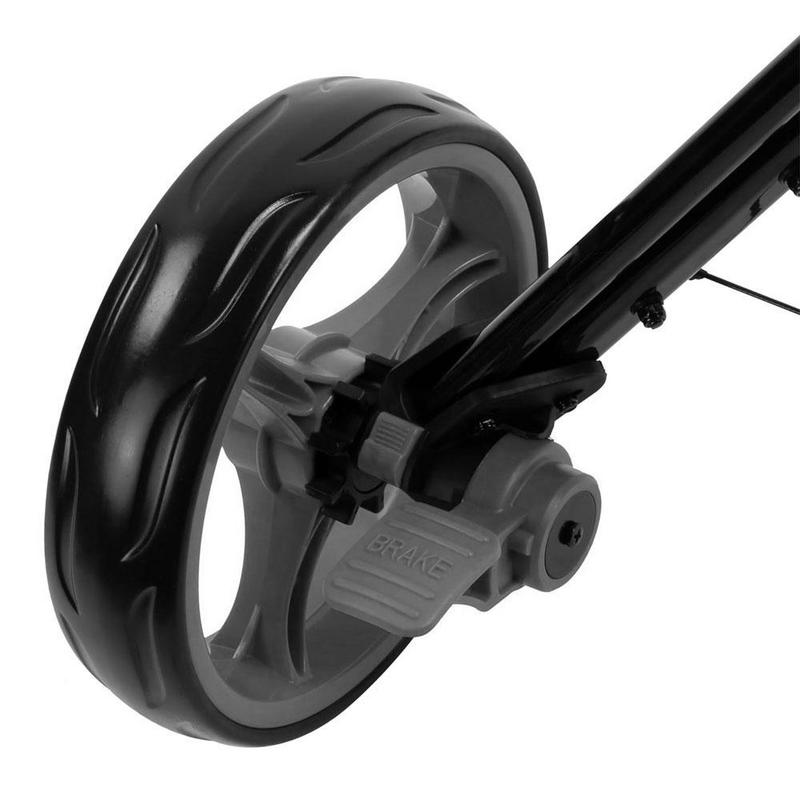 SkyMax Qwik Fold 3.0 3-Wheel Push Cart - Black  - main image