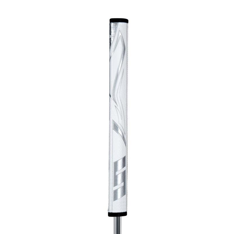 SuperStroke Zenergy Flatso 1.0 Putter Grip - White/Silver - main image