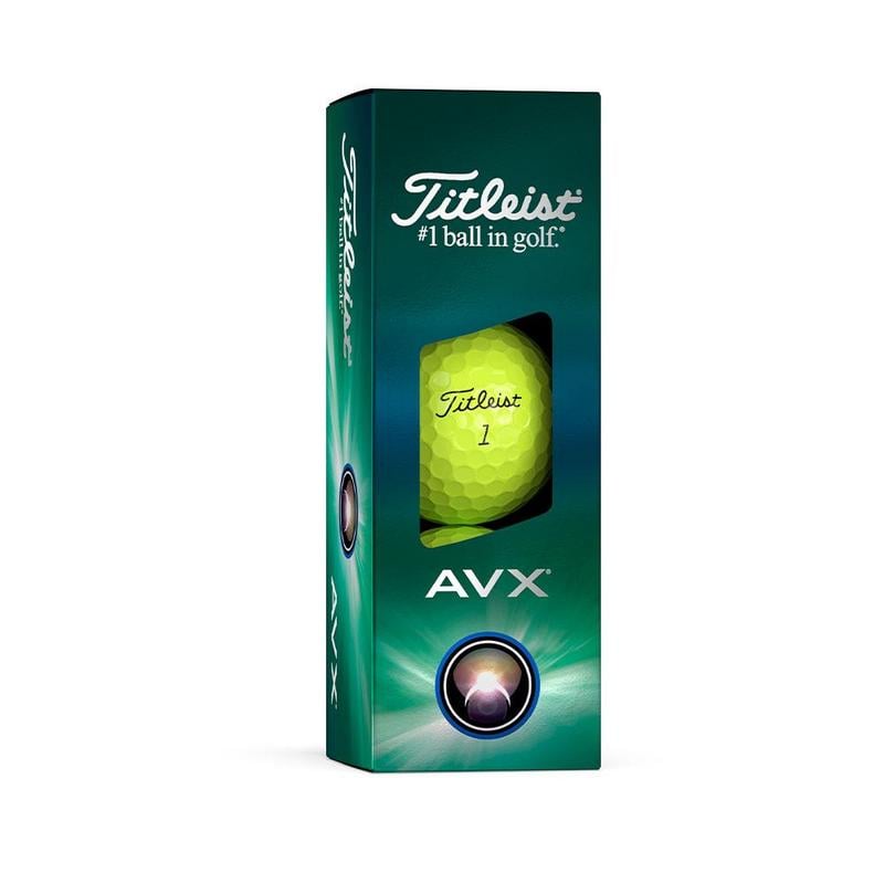 Titleist AVX Golf Ball 2024 - Yellow - main image