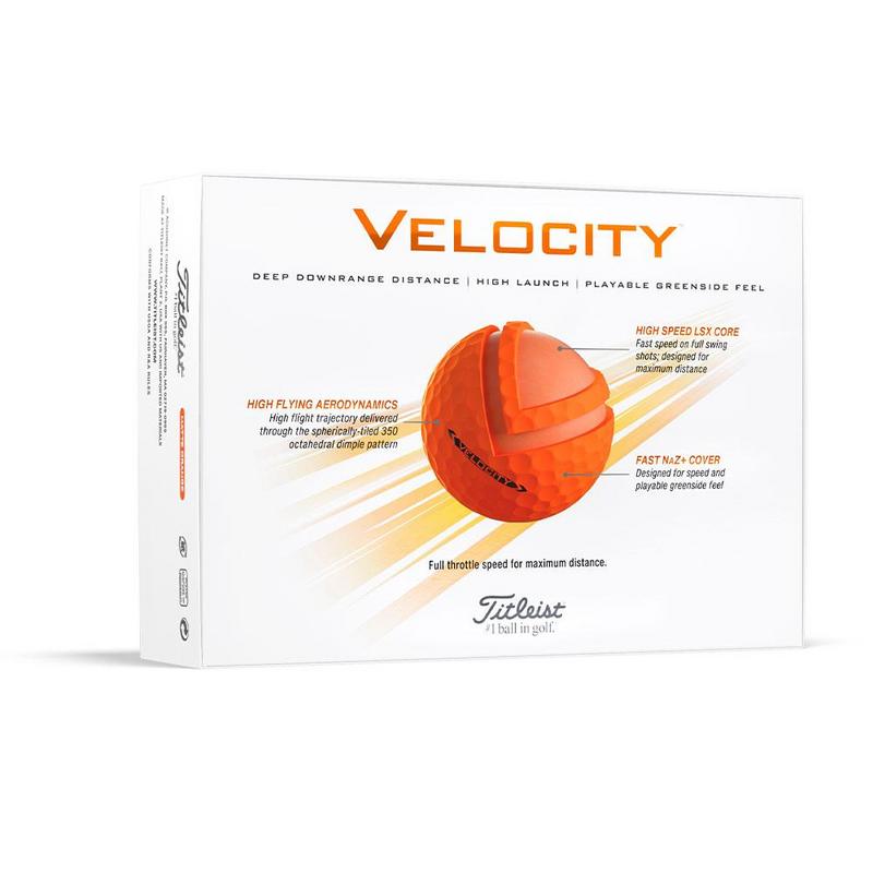 Titleist Velocity Golf Balls 2024 - Orange - main image