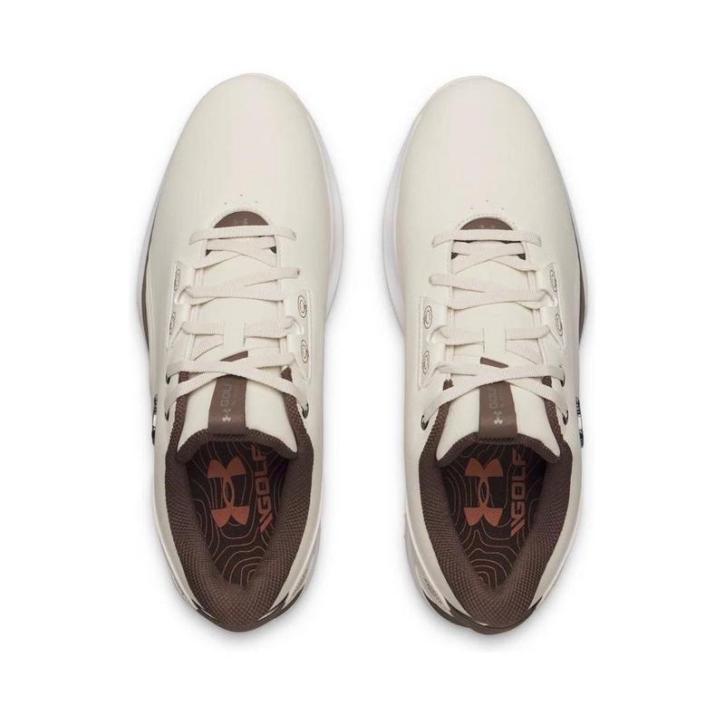 Under Armour UA Drive Fade 2 Spikeless Golf Shoes - Stone/Stone/Metallic Silver - main image