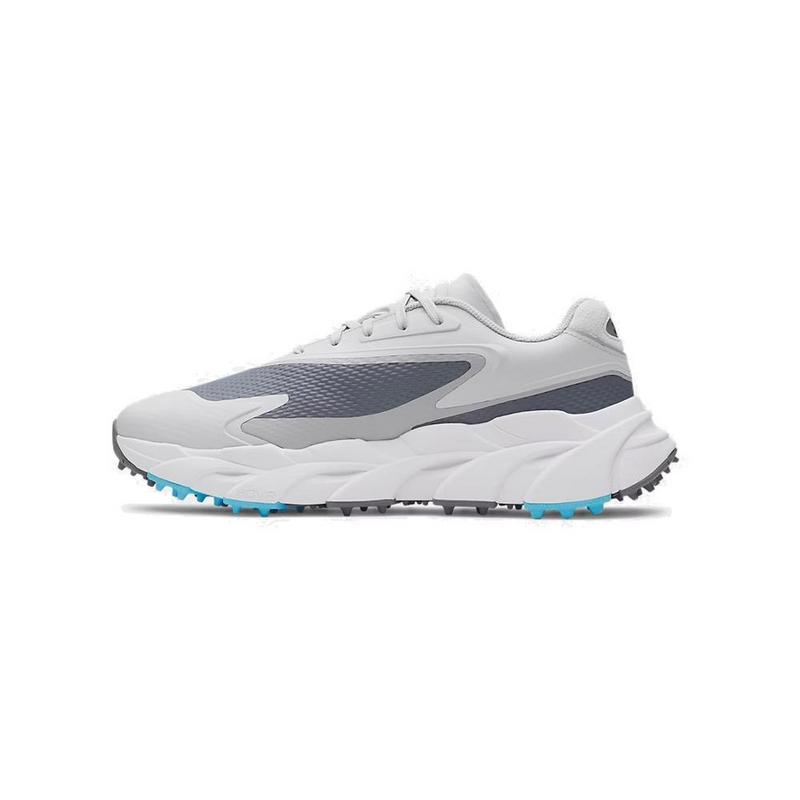 Under Armour UA Halo Hybrid Spikeless Golf Shoes - Halo Grey/Halo Grey/Metallic Black - main image