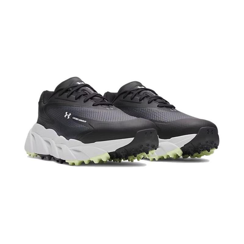 Under Armour UA Halo Hybrid Spikeless Golf Shoes - Black/Halo Grey/Metallic Gun Metal - main image