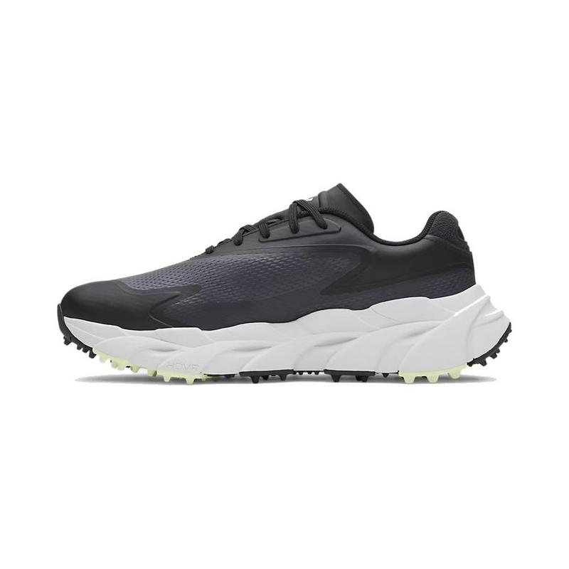 Under Armour UA Halo Hybrid Spikeless Golf Shoes - Black/Halo Grey/Metallic Gun Metal - main image