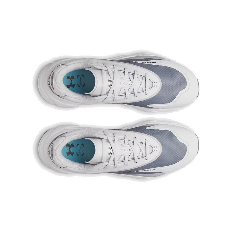 Under Armour UA Halo Hybrid Spikeless Golf Shoes - Halo Grey/Halo Grey/Metallic Black - main image