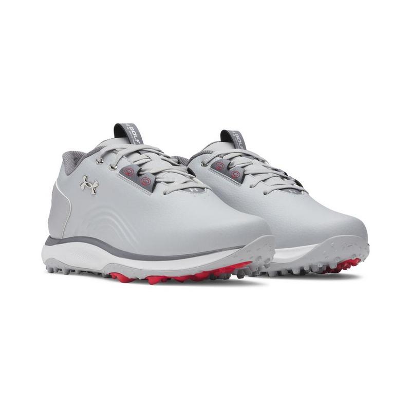 Under Armour UA Drive Fade 2 Spikeless Golf Shoes - Mod Gray/Mod Gray/Metallic Silver - main image