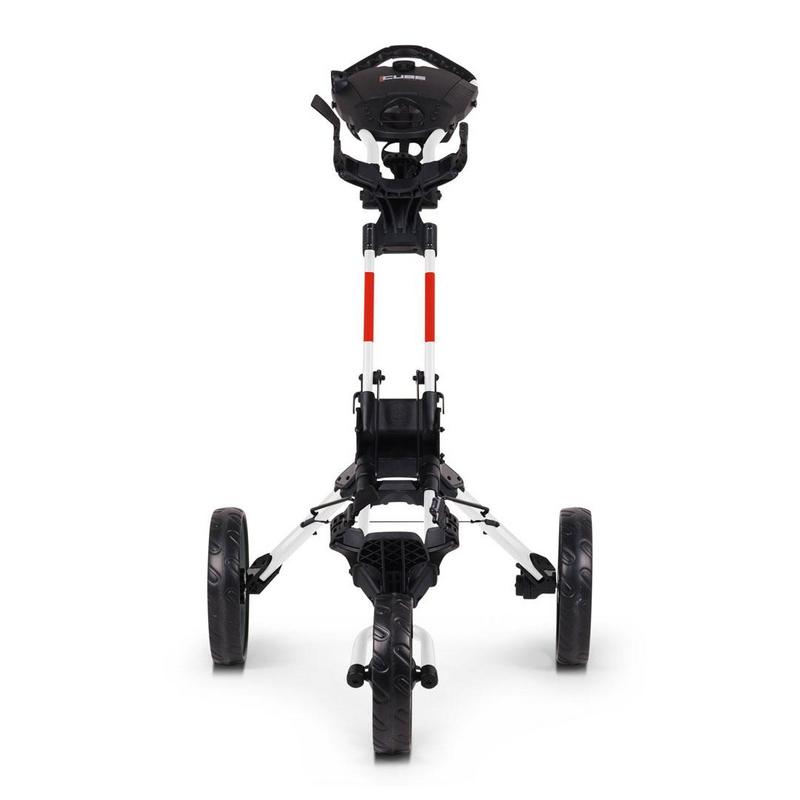 Wishbone Cube Three Golf Push Trolley - White/Red - main image