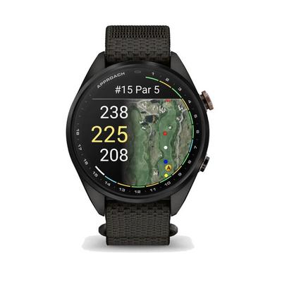Garmin Approach S72 GPS Golf Smart Watch (43mm) - Carbon Gray/Heritage Bronze - thumbnail image 10