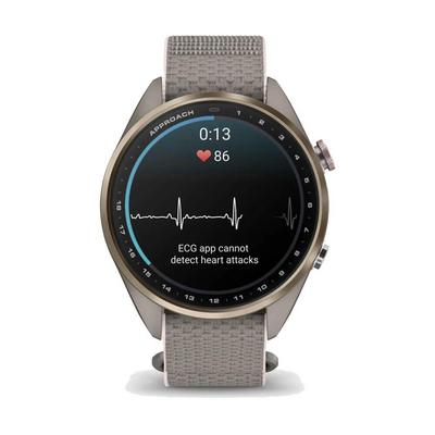 Garmin Approach S72 GPS Golf Smart Watch (43mm) - Soft Gold/Blush Pink - thumbnail image 5