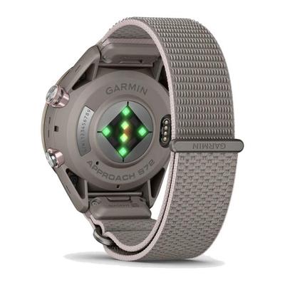 Garmin Approach S72 GPS Golf Smart Watch (43mm) - Soft Gold/Blush Pink - thumbnail image 12