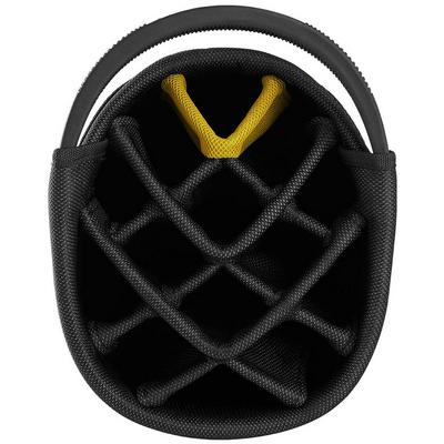 PowaKaddy X-Lite Edition Golf Trolley Bag - Black/Titanium/Yellow - thumbnail image 2