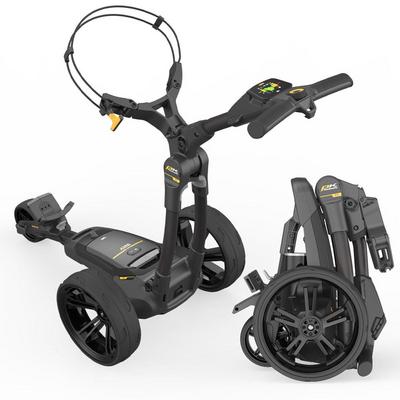 PowaKaddy CT6 GPS Black Electric Golf Trolley 2024 - 18 Hole Lithium - thumbnail image 1