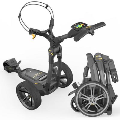 PowaKaddy CT8 GPS Gun Metal Electric Golf Trolley 2024 - 18 Hole Lithium - thumbnail image 1