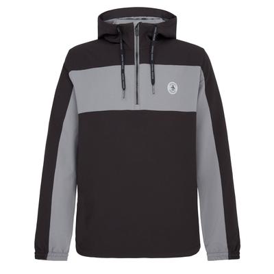 Original Penguin 1/4 Zip Colour Block Golf Hoodie Sweater - Caviar