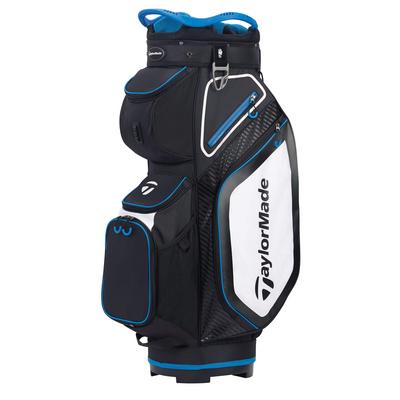 TaylorMade 8.0 Golf Cart Bag - Black/White/Blue