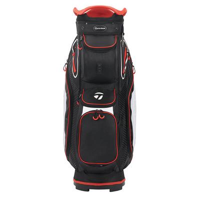 TaylorMade 8.0 Golf Cart Bag - Black/White/Red - thumbnail image 4