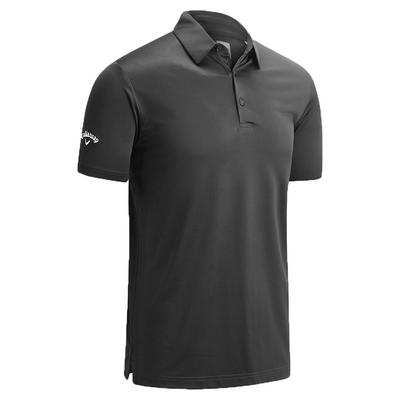 Callaway SS Solid Swing Tech Golf Polo Shirt - Asphalt