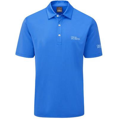 Oscar Jacobson Chap Tour Mens Golf Polo Shirt - Royal