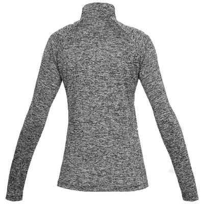 Under Armour Womens Tech Twist Half Zip Golf Top - Black - thumbnail image 2