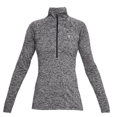 Under Armour Womens Tech Twist Half Zip Golf Top - Black