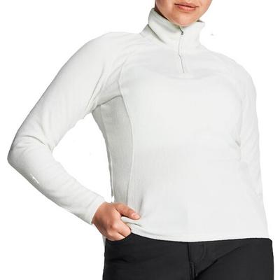 Rohnisch Womens Fleece Half Zip Golf Top - Light Cream - thumbnail image 2