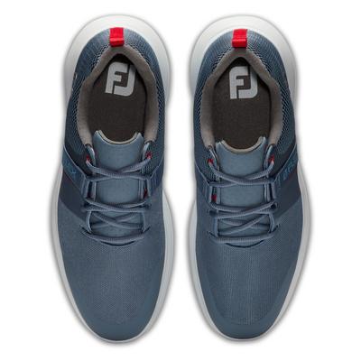 FootJoy Flex Golf Shoes - Steel Blue/Red - thumbnail image 4