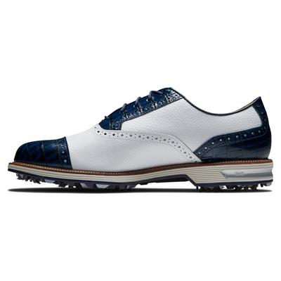 FootJoy Premiere Series Tarlow Golf Shoes - White/Navy - thumbnail image 2