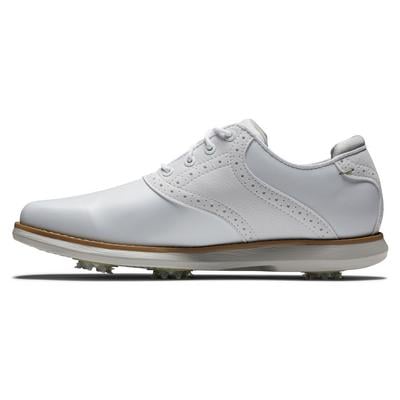 FootJoy Traditions Ladies Golf Shoes - White - thumbnail image 2