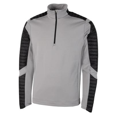 Galvin Green Duke Half Zip Insula Sweater - Sharkskin