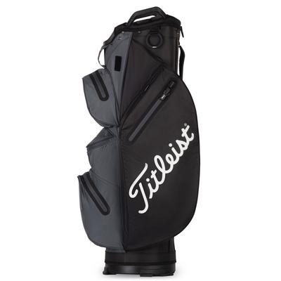 Titleist StaDry Waterproof 14 Way Golf Cart Bag - Black/Charcoal - thumbnail image 2