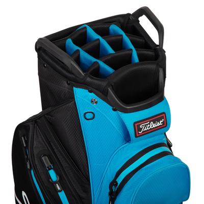 Titleist StaDry Waterproof 14 Way Golf Cart Bag - Black/Dorado - thumbnail image 5