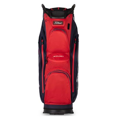 Titleist StaDry Waterproof 14 Way Golf Cart Bag - Navy/Red - thumbnail image 5