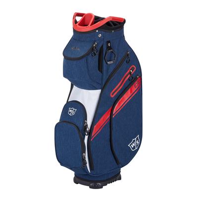 Wilson Staff Exo II Cart Bag - Navy/White/Red