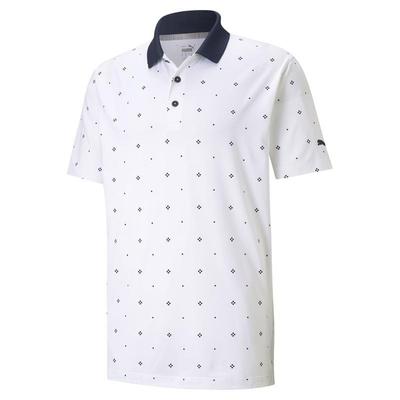 Puma Cloudspun Gamma Golf Polo Shirt - White - thumbnail image 2