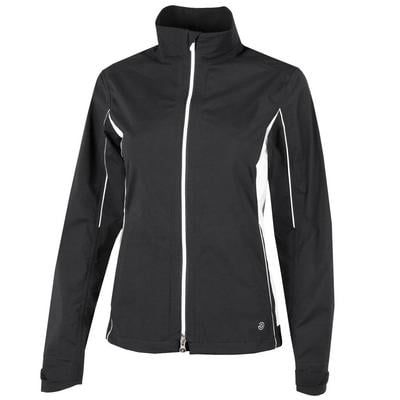 Galvin Green Aila Gore-Tex Ladies Paclite Waterproof Golf Jacket - Black - thumbnail image 2