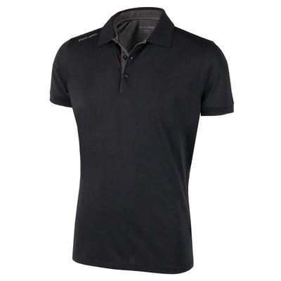 Galvin Green Max Ventil8 Golf Polo Shirt - Black - thumbnail image 2