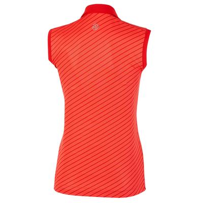 Galvin Green Mira Ventil8 Ladies Golf Polo Shirt - Red - thumbnail image 2