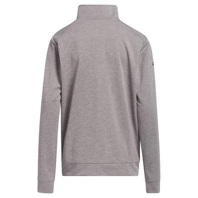 adidas Boys Quarter Zip Heather Golf Jacket - Grey - thumbnail image 2