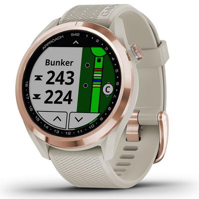 Garmin Approach S42 GPS Golf Watch - Rose Gold/Sand - thumbnail image 5