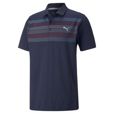 Puma Cloudspun Roadmap Golf Polo Shirt - Navy